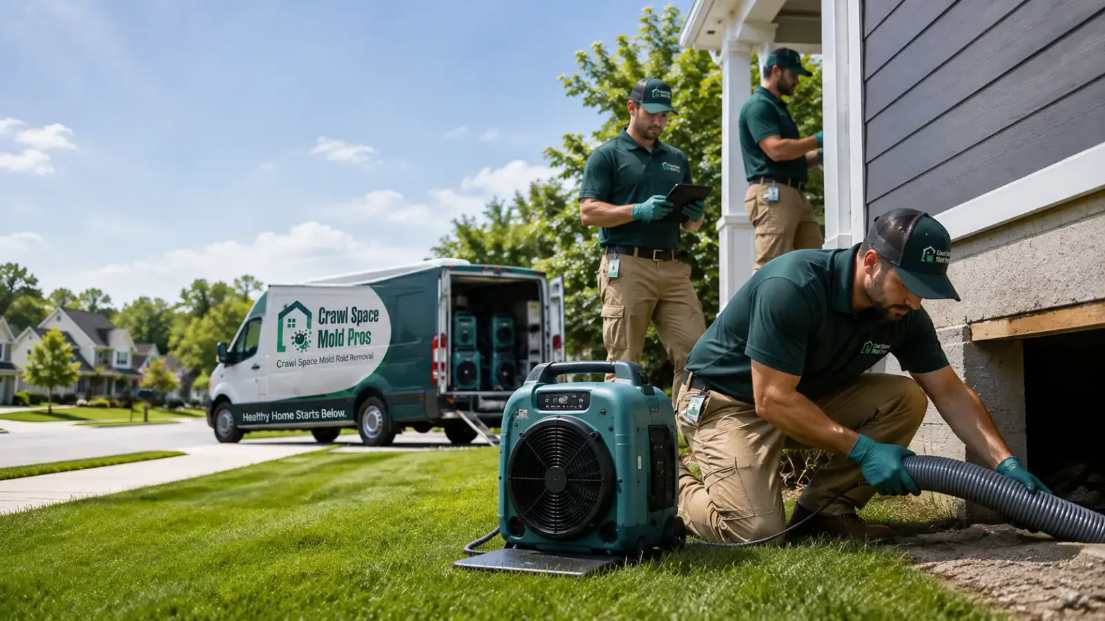 Crawl Space Mold Removal in Lansing, IA